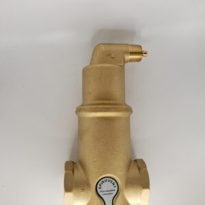 Ontor VJR125TM Spirovent Junior Hydronic Air Eliminators, 1-1/4 in, FNPT Connection, 150 psi, 270 deg F, Brass
