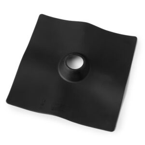 Oatey® 14046 Roof Flashing, Plastic, 3 in Pipe, 20 x 20 in Base, Black