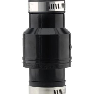 Seal Well Products® BSC-150-SB Sump Check Valve With Flex Boots, 1-1/2 in, FRC, ABS Plastic Body