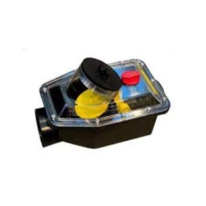 Mainline ML-4TCA Full-Port Top Check Backwater Valve, Size : 4 in, ABS, Black