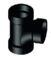 Approved Vendor 5400 ABS DWV Sanitary Tee, 3 in, H x H x H, Black