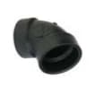 Approved Vendor 5457 ABS DWV 60 deg Elbow, 1-1/2 in, H x H, Black