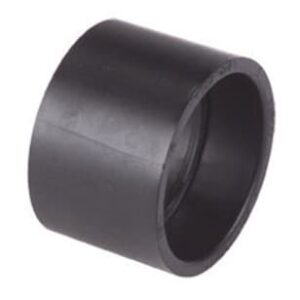 Approved Vendor 5479 ABS DWV Coupling, 6 in, H x H, Black