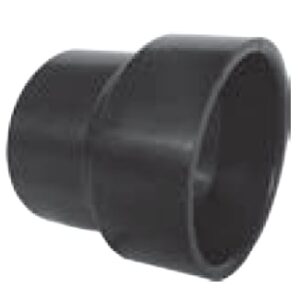 Approved Vendor 5484 ABS DWV Reducing Coupling, 4 x 2 in, H x H, Black