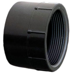Approved Vendor 5496 ABS DWV Female Adapter, 3 in, H x FIPT, Black