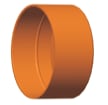 Approved Vendor 5554 ABS DWV Polyethylene Test Cap, 1-1/2 in, Orange