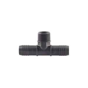 Boshart Industries PVCMT-05 Insert x MIP Combination Tee, 1/2 in, MPT x Insert, PVC