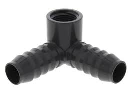 Boshart Industries 1414-101 Side Outlet Elbow, 3/4 x 3/4 x 1/2 in, Insert, PVC