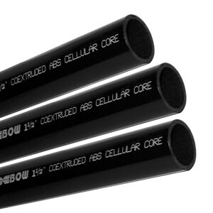 BOW 586255 ABS DWV Foam Core Pipe, 4 in x 12 ft