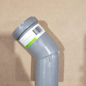 Centrotherm Eco Systems ISELS0245 45 deg Elbow, 2 in, Polypropylene, Gray
