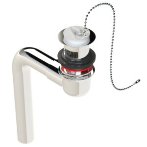 +osb 3600WC Lavatory Vessel Clicker, 1-1/4 in, Brass Drain