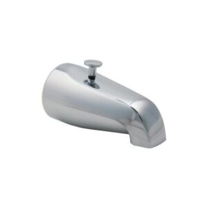 Master Plumber® 195 Diverter Tub Spout, 1/2 or 3/4 in IPS, Chrome