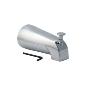 Master Plumber® .197C Slide-Connect Diverter Tub Spout, 1/2 in, Chrome
