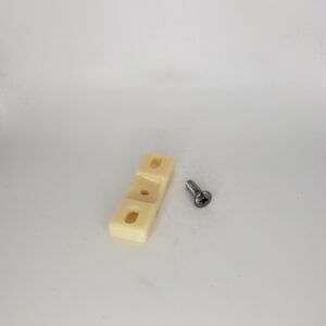 Master Plumber® .198C Replacement Waste/Overflow Bar With Centre Screw, Nylon, Bone