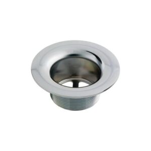 Master Plumber® 199E Waste and Overflow Shoe Strainer, 1-1/2 in, Zinc, Chrome