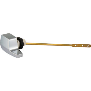 Master Plumber® 200ELA Side-Mount Tank Lever, 9 in L Arm, Metal, Chrome