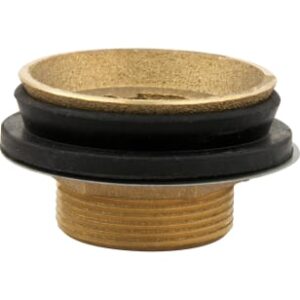 Master Plumber® 220A Closet Spud Assembly, 2 x 1-1/2 in, Brass, Black