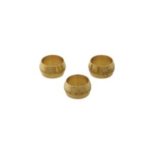 Master Plumber® 280 Brass Ferrules (Pack of 3), 3/8 in, Brass