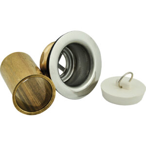 Master Plumber® 430 Duplex Sink Strainer Assembly, 2-1/2 in, Stainless Steel