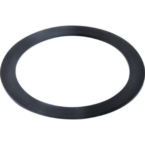 Master Plumber® 444A Basket Strainer Jam Nut Washer, 4-3/8 in, Rubber, Black