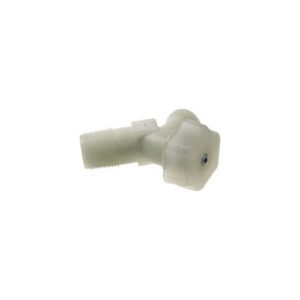 Master Plumber® 1476 Water Heater Drain Valve, Plastic Body, White