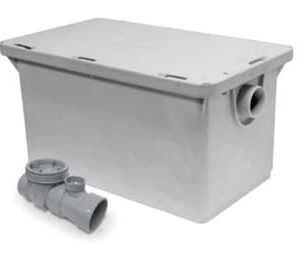 Endura 3925XTA03 Grease Interceptor, 3 in, 50lbs Capacity, 25 GPM