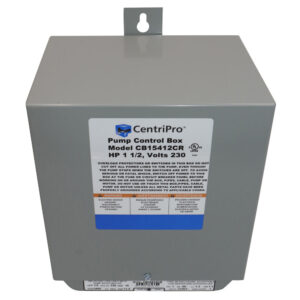 CentriPro® CB15412CR Control Box, 230 V, 1 Phase, 1-1/2 hp 1.1 kW, For use with 4 in 3-Wire CentriPro Motor