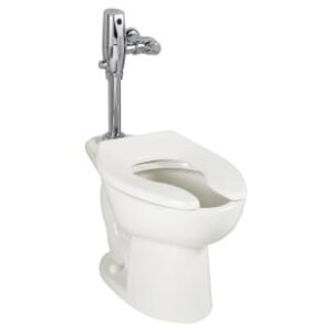American Standard® 3451001.020 Toilet Bowl, Madera™ FloWise®, White, Elongated Shape, 10 or 12 in Rough-In, 15 in H x Rim, 2-1/8 in Trapway