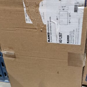 Blanco 401267 U2 Horizon Granite Kitchen Sink, Anthracite, x 15.375 in W Bowl x 8 in D Bowl, 30.375 x 17.375 x 17 in, Undermount Mounting, Granite