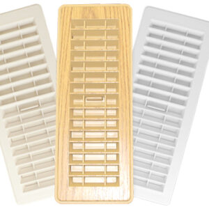 PrimexVents HR310 Heat Register, 3 in x 10 in, Snow White, Plastic