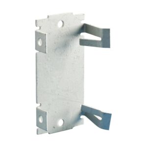 nVent CADDY 304B2 Snap-On Nail Plate, 3-1/8 in H x 1-1/2 in W, 3/16 in Hole, Steel, Caddy Armor