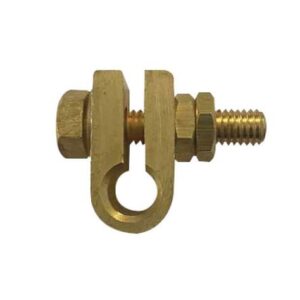 Approved Vendor NRC38 Rod To Cable Clamp, 3/8 in, Brass Alloy