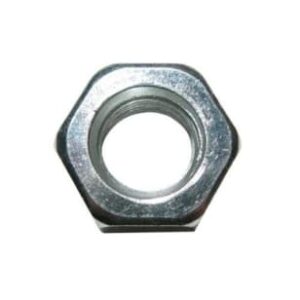 The Bolt Supply NHCZ38 Hex Nut, 3/8 - 16 in, Low Carbon Steel, Zinc, Grade 5 Material Grade