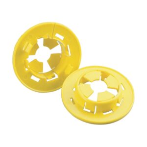 nVent CADDY ESGP 1/2 to 1 in Snap-In Stud Grommet, 0.98 in Dia, Polyethylene, Yellow