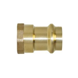 Apollo™ 10075758 803 Series Press-Fit Adapter, 1-1/2 in, Press x FNPT, Brass