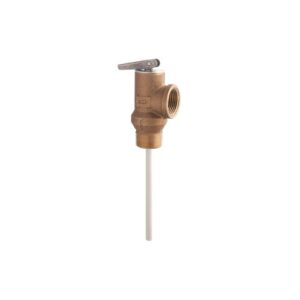 Watts® 0556000 LF100XL Relief Valve, 3/4 in, MNPT x FNPT, 150-210 psi, Copper Alloy Body, 105,000 Btu/Hr