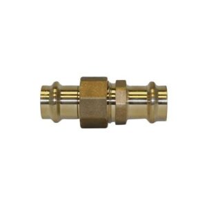 Apollo™ 10075868 8733 Series Press-Fit Union, 1-1/2 in, Press, Lead-Free Brass