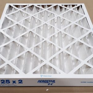 Dafco 10390 400 Synthetic Air Filter, 20 in H x 25 in W x 2 in D, 8 MERV, 150 deg