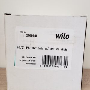 Wilo® 2706041 Ball Valve, 1-1/2 in, FNPT