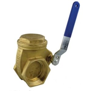 Green Line V215L-300 Lever Gate Valve, 3 in, NPT, Brass Body