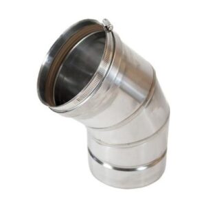 Z-Flex® 2NVE345 45 deg Elbow, 3 in, Stainless Steel