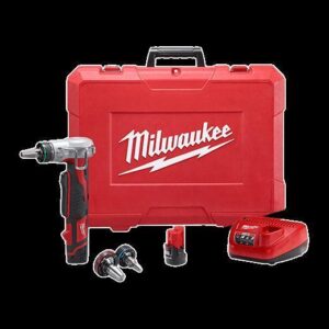 Milwaukee® 2432-22 M12™ ProPEX® Expansion Tool Kit, 3/8 to 1 in ProPEX Connections, Includes Two REDLITHIUM™ CP1.5 Batteries