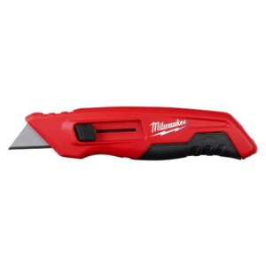 Milwaukee® 48-22-1515 Side-Sliding Utility Knife, Retractable Snap-Off Blade, Steel Blade, 6 Blades Included, 6-1/4 in OAL