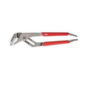 Milwaukee® 48-22-6310 Straight Jaw Pliers, 2 in, 1.36 in Alloy Steel, 10 in OAL, Red Handle/Silver Jaw