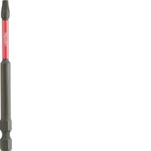 Milwaukee® 48-32-4572 Impact Power Bit, #2 Square Recessed Point, 3-1/2 in OAL, 1/4 in, Alloy Steel
