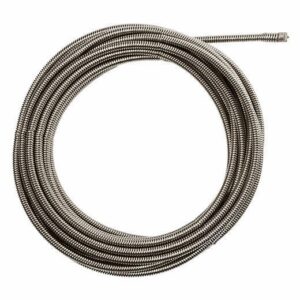Milwaukee® 48-53-2675 Inner Core Coupling Drain Cleaning Cable, 35 ft, 3/8 in, Steel, 1-1/4 to 2-1/2 in Drain Line