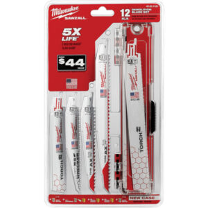 Milwaukee® 49-22-3329 Blade Set, 12 Pieces, Bi-Metal