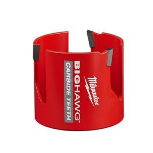Milwaukee® 49-56-9230 BIG HAWG 49-56 Hole Saw, 3 in Dia, 2-7/16 in D Cutting, Carbide Cutting Edge