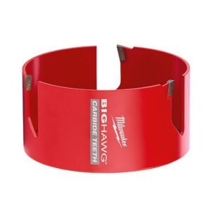 Milwaukee® 49-56-9270 BIG HAWG 49-56 Hole Saw, 5-1/4 in Dia, 2-7/16 in D Cutting, Carbide Cutting Edge